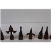 Image 3 : (10) Cast Iron Metal Fence Toppers