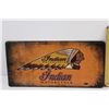 Image 2 : (2) Metal Decor Signs: Indian Motorcycles