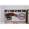 Image 2 : (2) Metal Decor Signs: Esso & Castrol