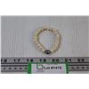 Image 1 : Natural Stone Beaded Bracelet w/Mystic Pearl