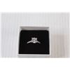 Image 2 : Sterling Silver Cubic Zirconia Ring - Size 7