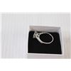 Image 3 : Sterling Silver Cubic Zirconia Ring - Size 7
