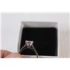 Image 4 : Sterling Silver Cubic Zirconia Ring - Size 7