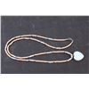 Image 3 : Beaded Necklace w/Opalite Heart Pendant