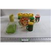 Image 1 : Kool-Aid Promo Cup, (3) Canisters, Flower Napkin Holder, Misc.