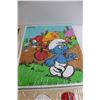 Image 4 : (4) Wooden Puzzles - The Smurfs