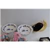 Image 5 : Horse Clock, (2) Blue Goose Bowls, Misc.