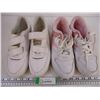 Image 1 : (2) Pairs of Sneakers-Size 8- White "Naturestep" and Pink/White BUM Brand