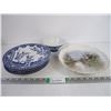 Image 1 : (4) Northland Fine China Plates, Decorative Plate and (1) Japanese Porcelain Rice/Soup Bowl