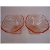 Image 5 : (4) Vintage Pink Sowerby Dessert Ice Cream Bowls