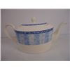 Image 2 : (2) Teapots-White is made in England and Green is Hallmark Brand