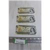 Image 1 : (3) Canadian 1973 $1 Bills