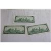 Image 5 : (3) Canadian 1967 $1 Bills