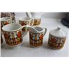 Image 2 : 7-Piece Tea Set, (6) Bird Glasses
