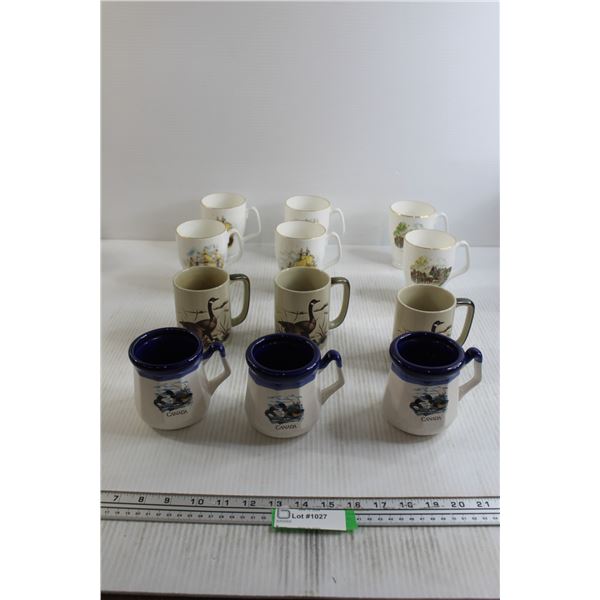 (12) Assorted Mugs