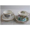 Image 2 : (6) Assorted Teacups with Saucers - Royal Albert, Staffordshire