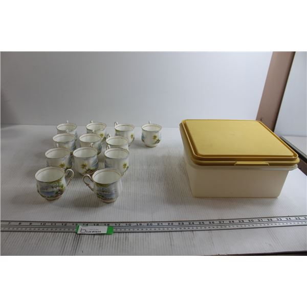 (12) Paragon Cliffs of Dover Teacups