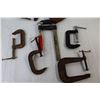 Image 3 : Assorted Sizes of C-Clamps