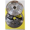 Image 2 : (2) 10" Table Saw Blades, Tile Mud Scraper
