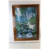Image 1 : *Waterfall Wall Hanging Decor - 24 1/2" x 33 1/2"