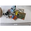 Image 1 : Assorted Work Items - Center Finder, Square Edge, Battery Charger, Misc.