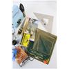 Image 2 : Assorted Work Items - Center Finder, Square Edge, Battery Charger, Misc.