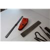 Image 3 : Hack Saw Blades - (2) Wire Brushes - Rasp - Noise Tester - Drill Bits
