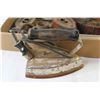 Image 8 : Vintage Electric Iron - (2) Sad Irons - Oiler Can - Vintage Hand Pump - Misc. Items
