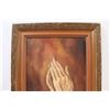 Image 3 : Nettie Harder Original Framed Oil Painting "Praying Hands" 1976 Artist Signed