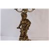 Image 3 : Vintage Brass Cherub / Cupid Lamp - No Shade Untested & 23" Tall Without Harp