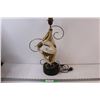 Image 1 : Vintage Chalkware Ballerina Lamp - No Shade Untested & 21" Tall Without Harp