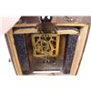Image 8 : Wooden Cuckoo Clock With Pedestal Weights Chains - Finial Damaged But Parts are There - Untested