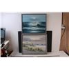 Image 1 : (2) Framed Ocean Scene Canvas Prints - 17.5x22