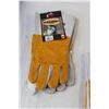 Image 2 : (3) Pairs Welding Gloves - Size Medium