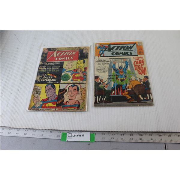 (2) Action Comic Books