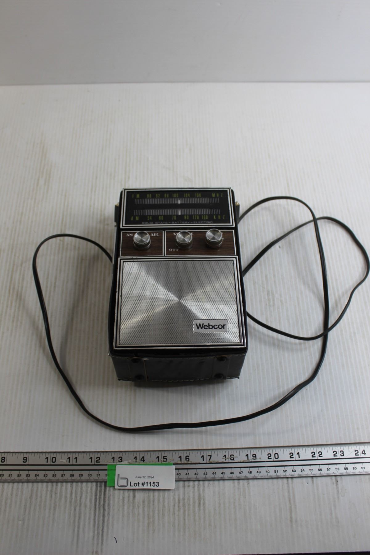 Webcor Radio - Works - Bodnarus Auctioneering