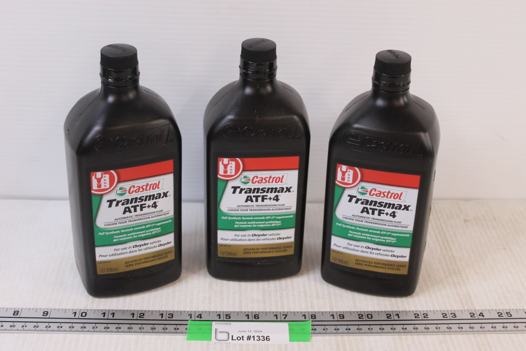 (3) ATF+4 Transmission Fluid - NIB - Bodnarus Auctioneering