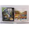Image 1 : (2) Puzzles: Mountain Scene, Boat Club - As IS