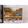 Image 3 : (2) Puzzles: Mountain Scene, Boat Club - As IS