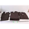 Image 1 : (7) Brown T-Shirts: (1) Large, (1) XL, (1) Medium, (3) 4XL, (1) 3XL - New