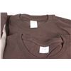 Image 2 : (7) Brown T-Shirts: (1) Large, (1) XL, (1) Medium, (3) 4XL, (1) 3XL - New