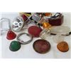 Image 2 : Vintage Lights & Lenses - Signal - Brake - Tail Light - Vehicle - Ashtray
