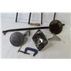 Image 3 : Vintage Trailer Lights - Mirrors - (2) Coping Saws - Clamp