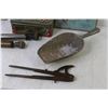 Image 2 : Vintage Items - Towel Holder - Thermometer - Tabacco Tins - Scribe - Hand Air Pumps - Hand Grinder