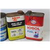 Image 2 : Vintage Oil Product Tins - ESSO Camp Fuel - Gulf Oil - Preston - Kleen-flo Oil Conditioner
