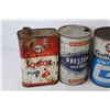 Image 3 : Vintage Oil Product Tins - ESSO Camp Fuel - Gulf Oil - Preston - Kleen-flo Oil Conditioner