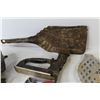 Image 3 : Bench Mount Hand Grinder - Trivet - Scribe - Spoke Shaver - Stapler - Hand Drills