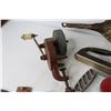 Image 4 : Bench Mount Hand Grinder - Trivet - Scribe - Spoke Shaver - Stapler - Hand Drills