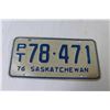 Image 6 : (3) Saskatchewan License Plates (1971 - 1975 - 1976)