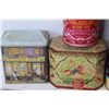 Image 5 : (7) Vintage Tins - CO-OP Peanut - Climax Jam - Manitoba Honey - Boston's Tea - Toffee Tins